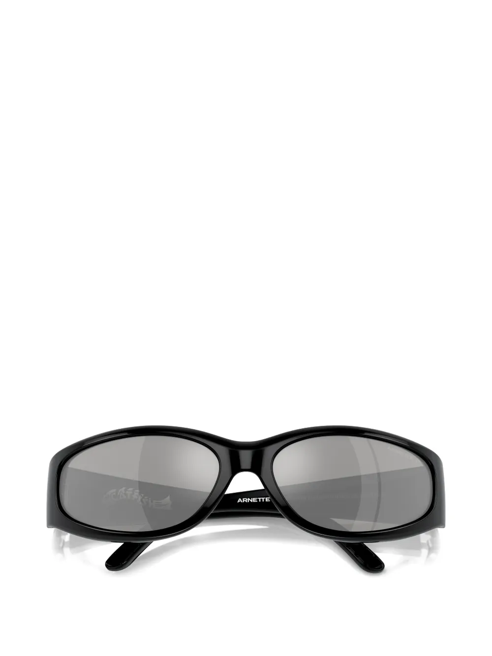 Arnette Catfish oval-frame Sunglasses | Black | FARFETCH