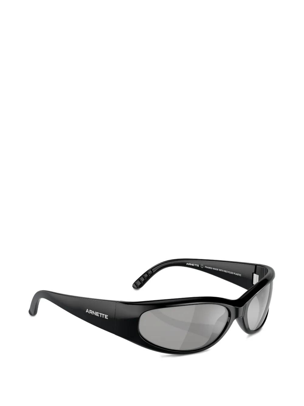 Arnette Catfish oval-frame Sunglasses | Black | FARFETCH