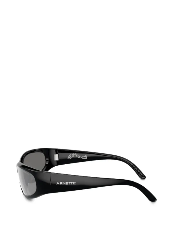 ARNETTE Catfish サングラス ブラック Arnette Catfish oval-frame Sunglasses | Black | FARFETCH