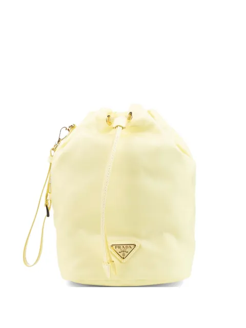Prada logo-plaque tote bag