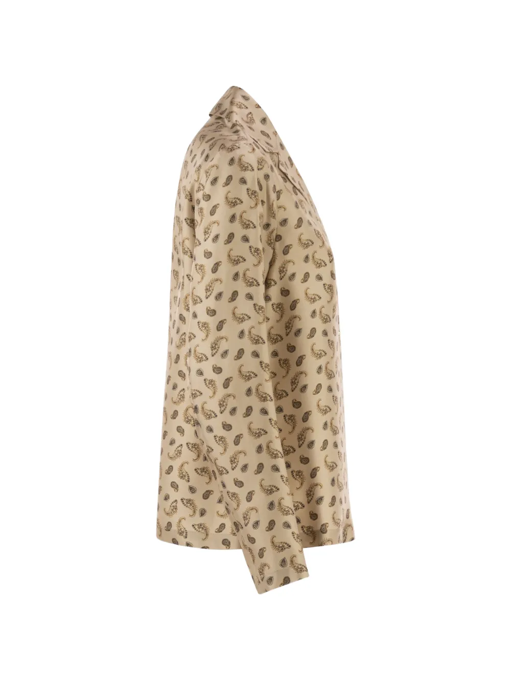 Max Mara blouse met paisley-print Beige