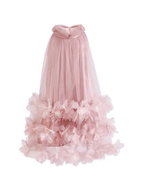 Tulleen Elaris floral-applique dress