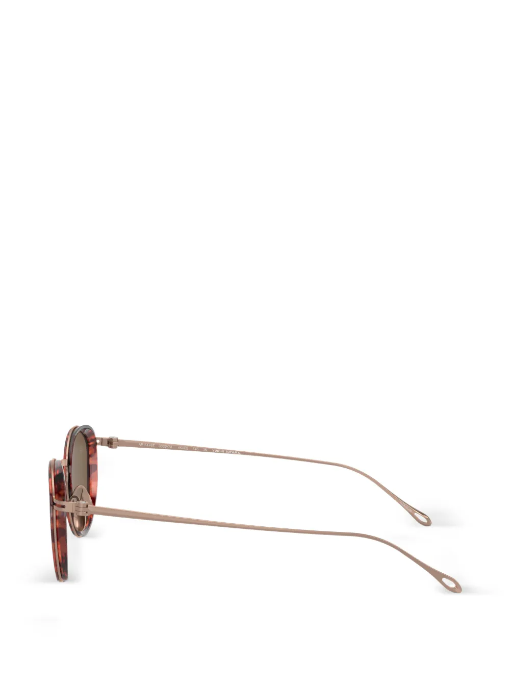 Giorgio Armani Zonnebril met rond montuur Bruin