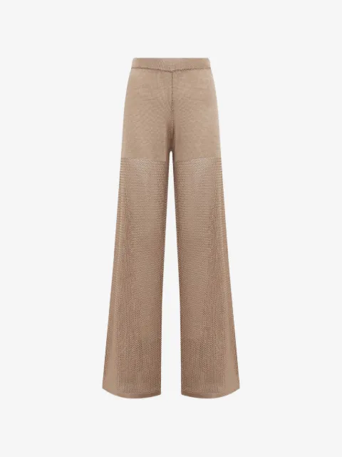 Blugirl open-knit wide-leg trousers