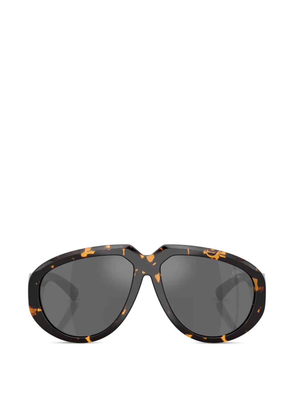 Burberry Eyewear Occhiali da sole Equestrian Knight Design stile pilota - Marrone
