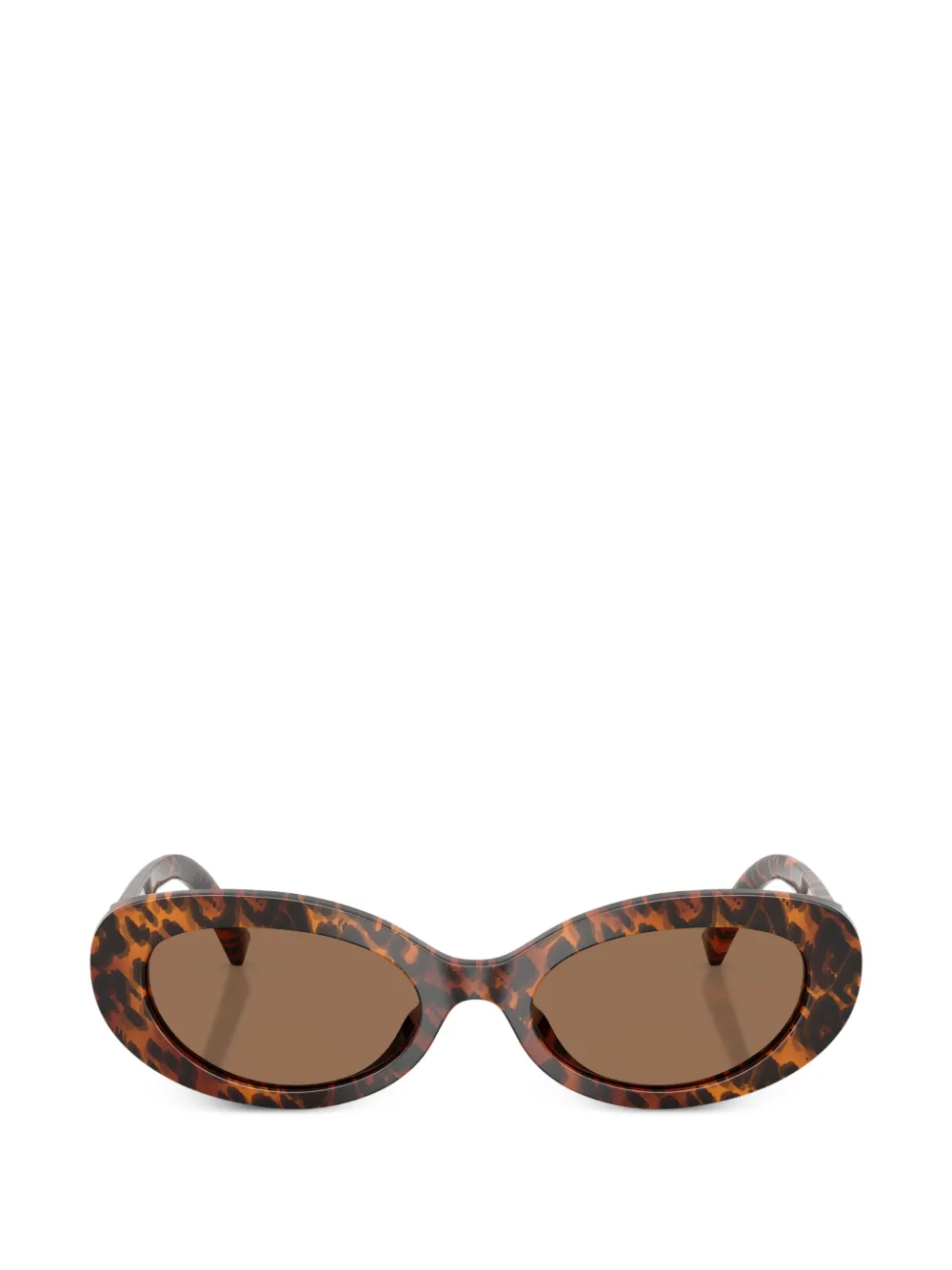Dolce & Gabbana Eyewear Occhiali da sole ovali - Marrone