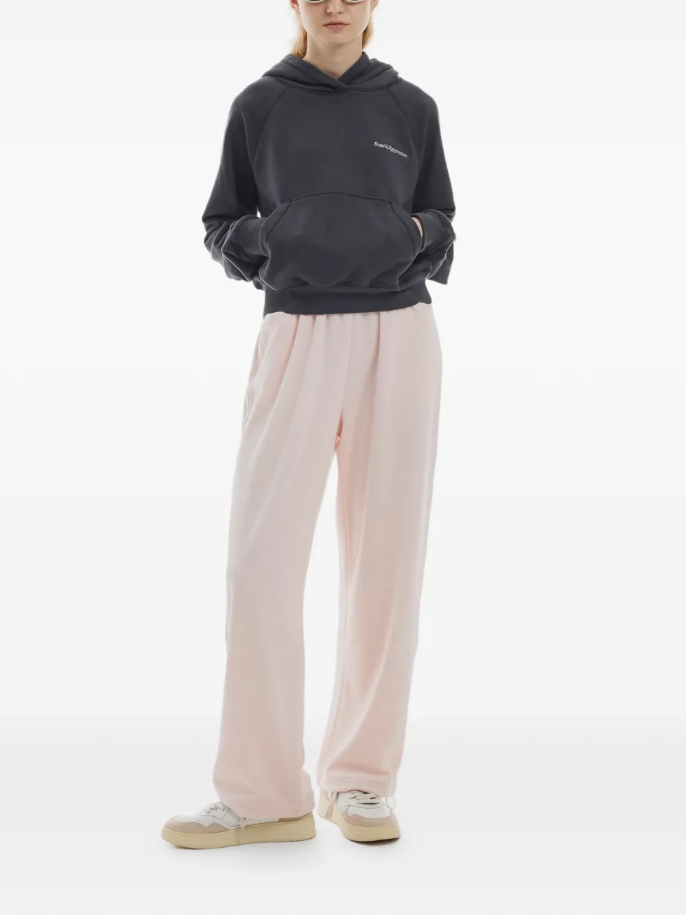  Rest&recreation Sudadera Corta Con Capucha - Gris 