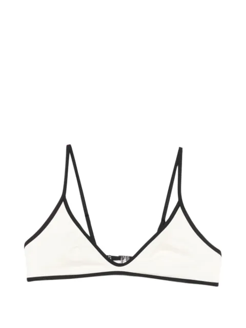 MC2 Saint Barth contrast-trim bikini top