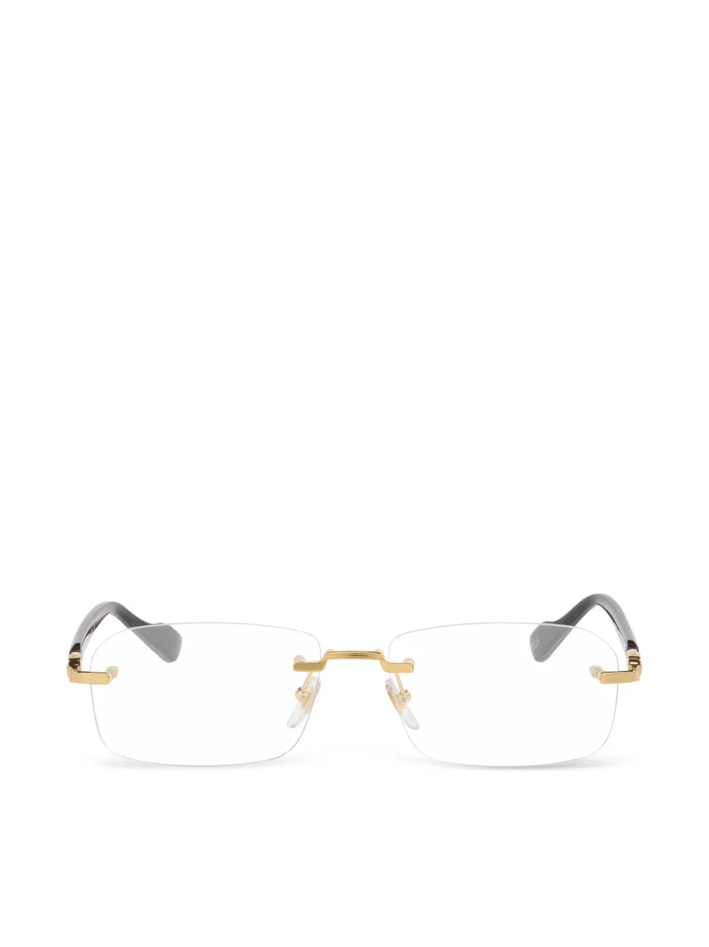 Gucci Eyewear rimless square-frame glasses