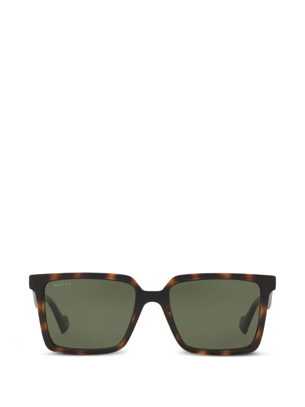 Gucci Eyewear tortoiseshell-effect square-frame sunglasses · 55