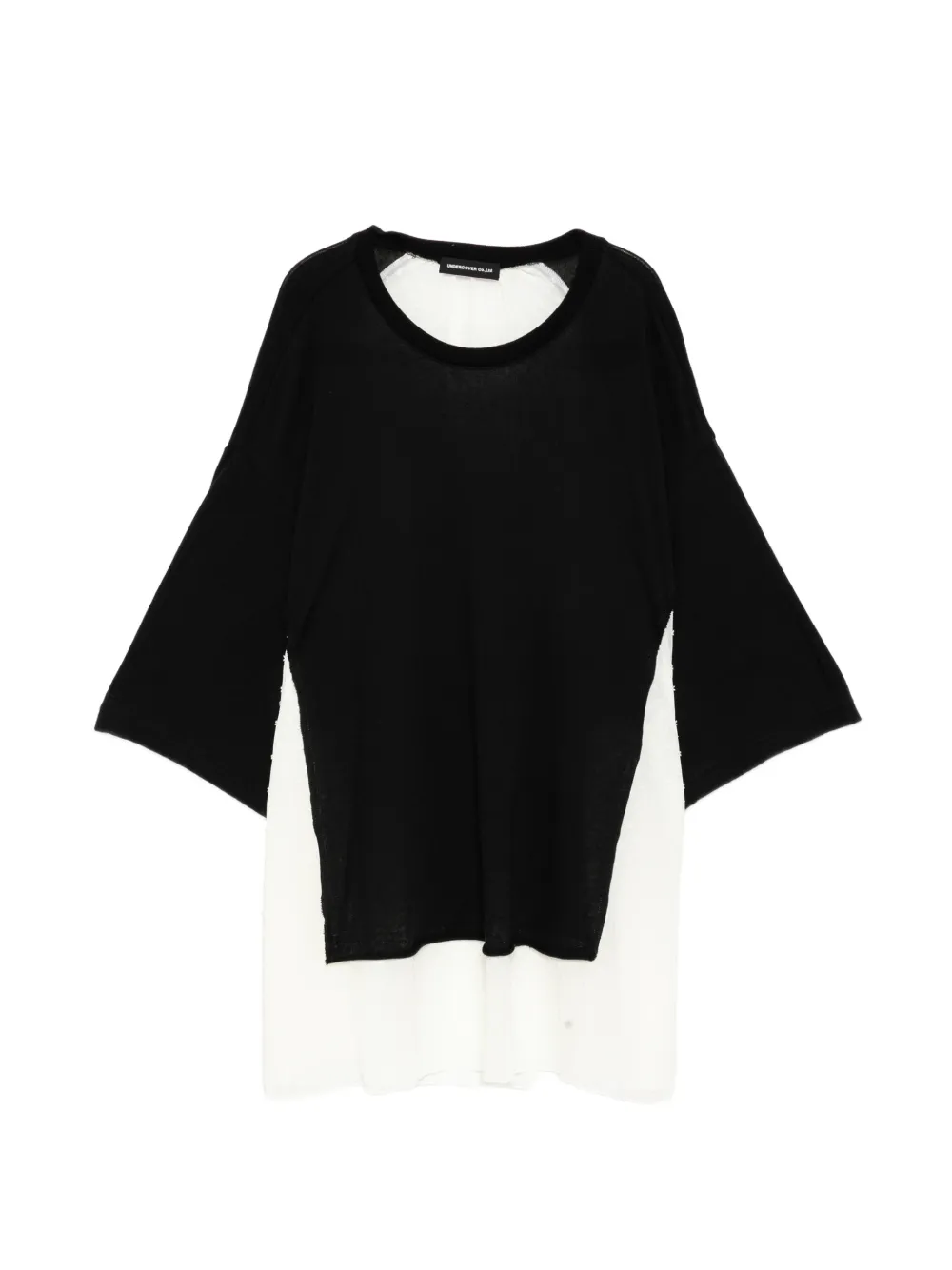 Undercover layered-design short-sleeve T-shirt - Schwarz