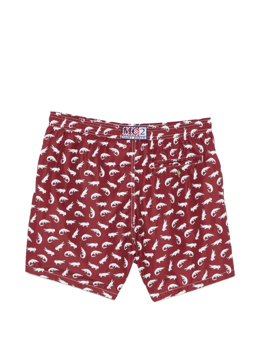 MC2 Saint Barth Zwembroek met trekkoord Rood