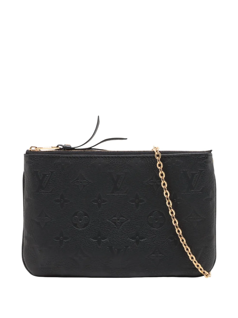 Louis Vuitton Pre-Owned 2021-2026 Monogram Empreinte Double Zip Pochette crossbody bag - Schwarz