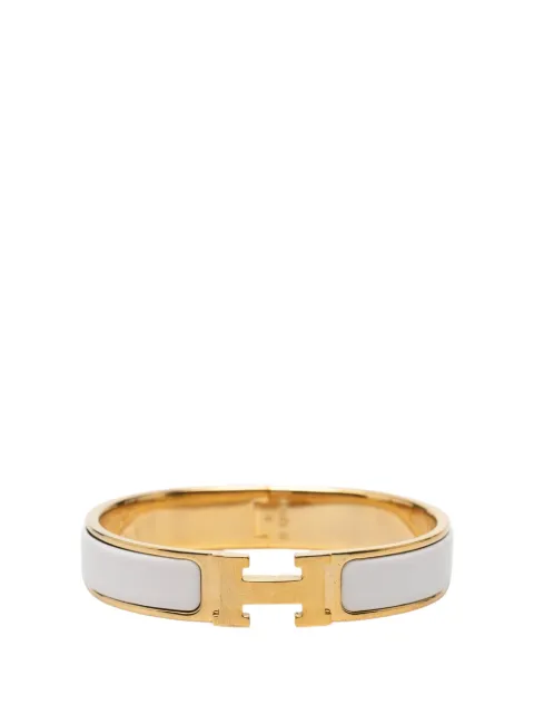 Hermès Pre-Owned 2000-2026 Narrow Enamel Clic H Bracelet PM costume bracelet