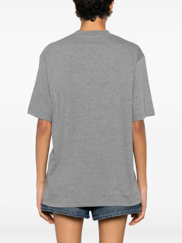 Gucci Interlocking G web-stripe T-shirt | Grey | FARFETCH