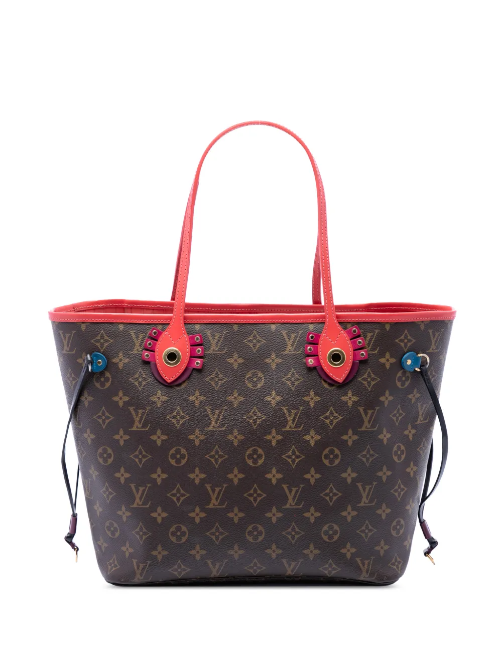 Louis Vuitton Pre-Owned 2015 Monogram Totem Neo Neverfull MM tote bag - Marrone