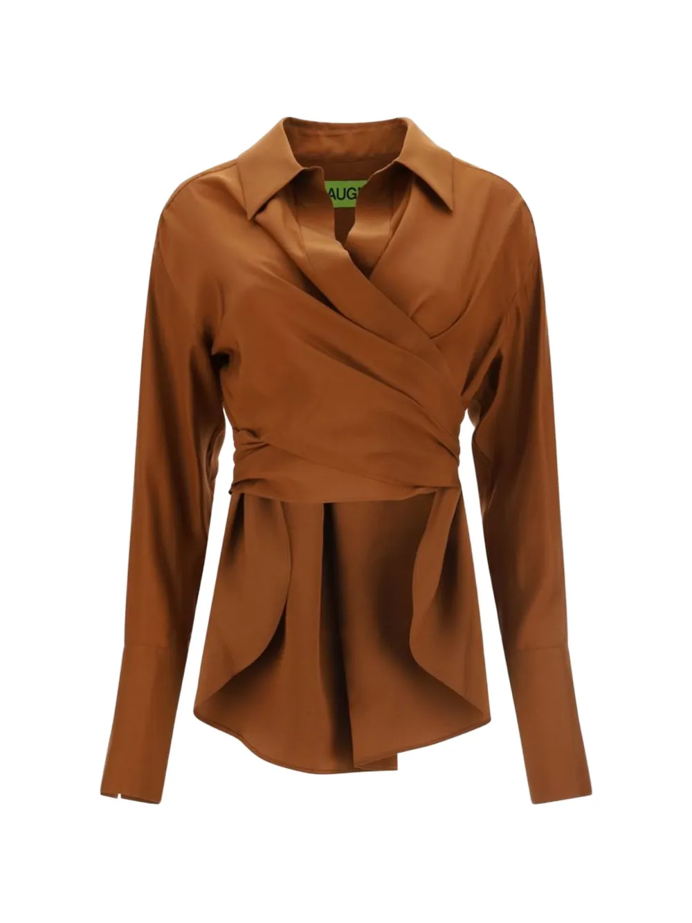 GAUGE81 Sabinas wrap-style shirt