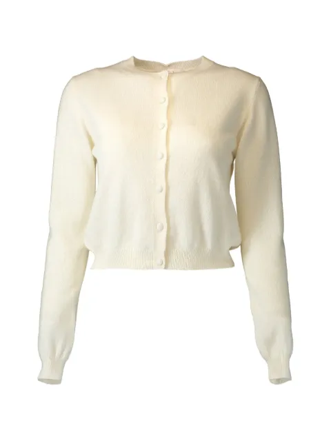 MISHA fine-knit button-up cardigan