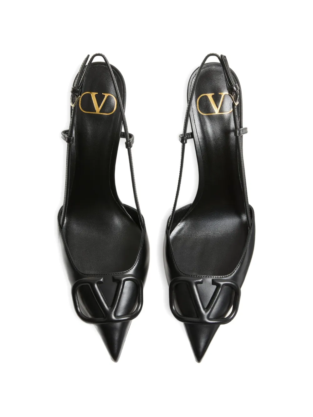 Valentino Garavani VLogo Signature leren pumps Zwart
