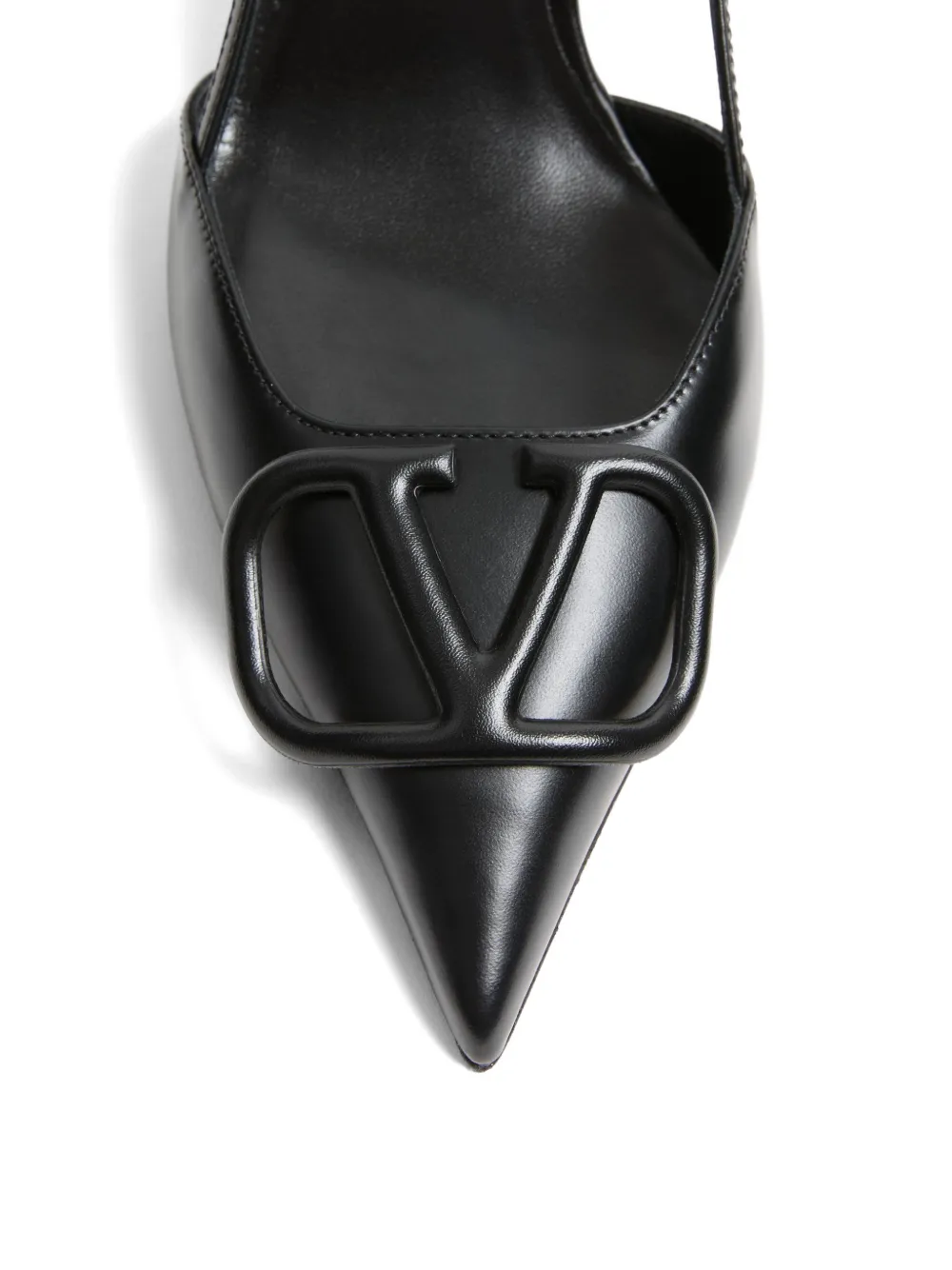 Valentino Garavani VLogo Signature leren pumps Zwart