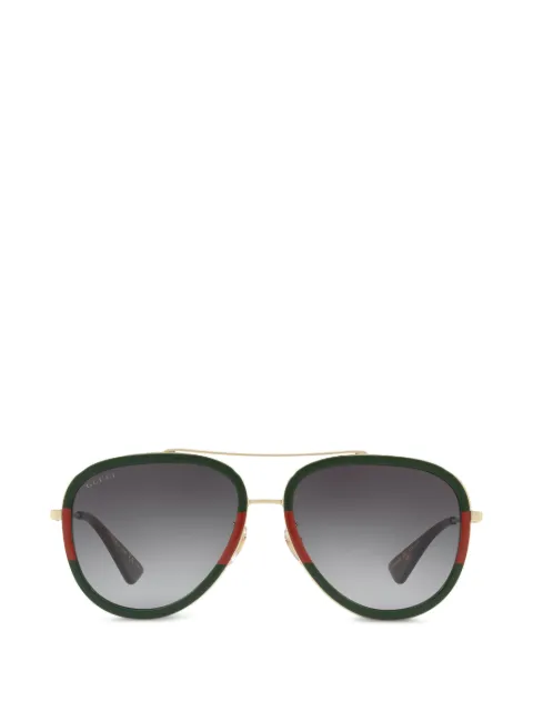 Gucci Web-detail GG interlocking sunglasses