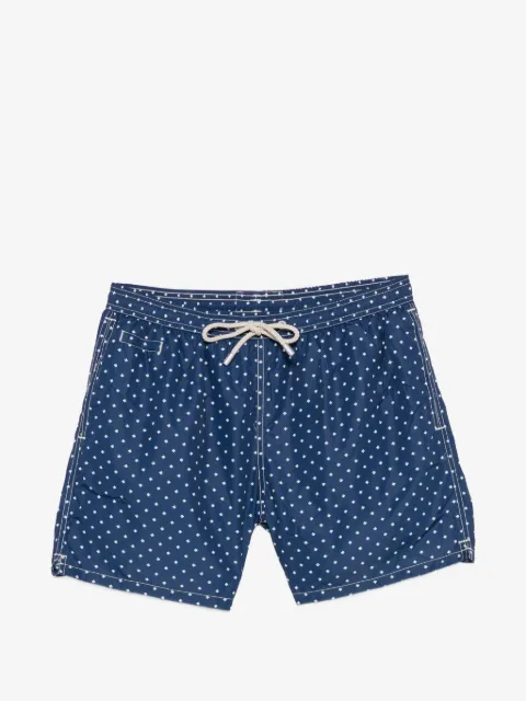 MC2 Saint Barth fish-print drawstring swim shorts