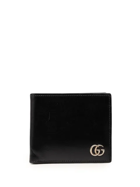 Gucci Pre-Owned 2016-2026 GG Marmont Calfskin Bifold Coin Wallet small wallets