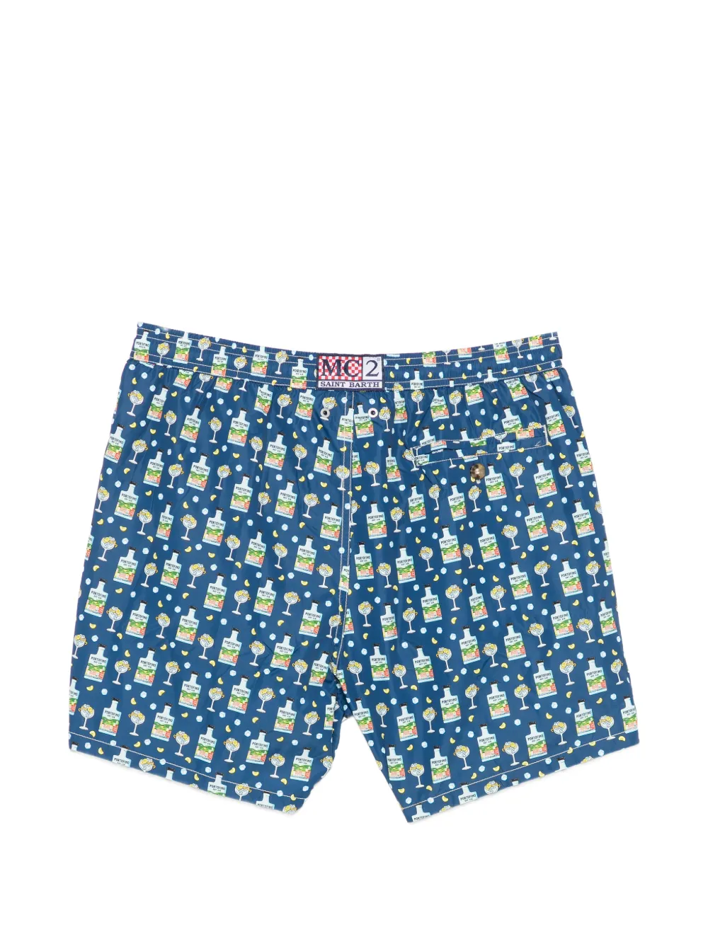 MC2 Saint Barth Zwembroek met print Blauw
