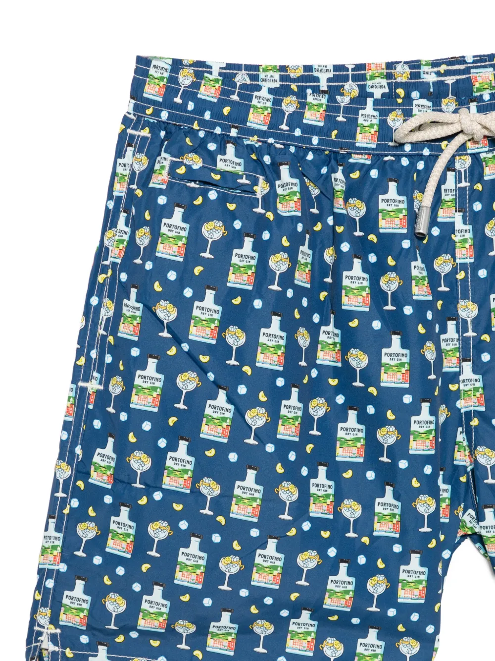 MC2 Saint Barth Zwembroek met print Blauw