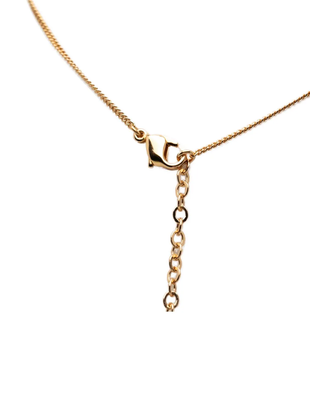  Christian Dior Pre-owned Collar Con Colgante Cd Bañado En Oro Con Apliques De Strass 20th Century - Dorado 
