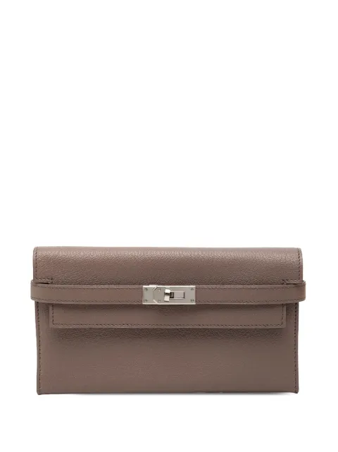 Hermès Pre-Owned 2008 Chevre Mysore Kelly Longue Wallet long wallets