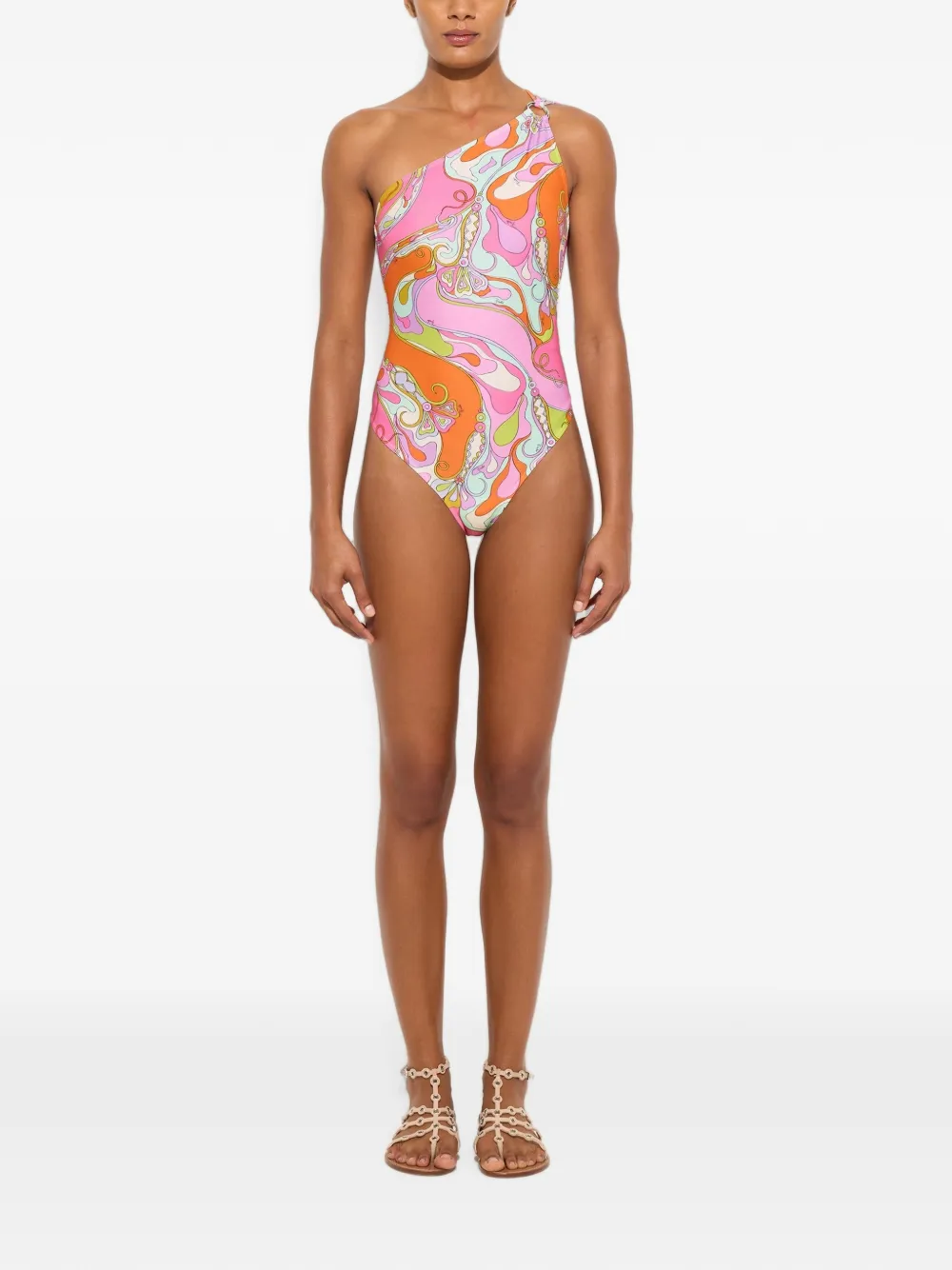 PUCCI Badpak met bloemenprint Roze