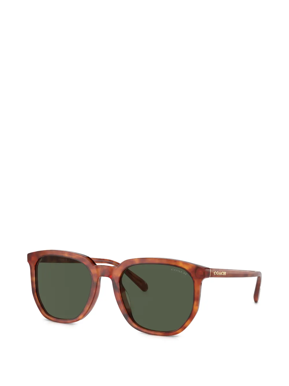 Coach tortoiseshell-effect square-frame Sunglasses | Brown | FARFETCH