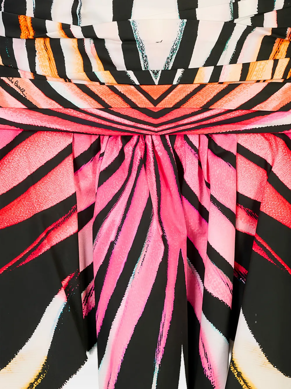 Roberto Cavalli Ray Of Paradise geplooide mini-rok Zwart