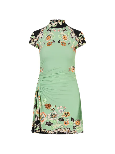 Roberto Cavalli floral-print mini dress