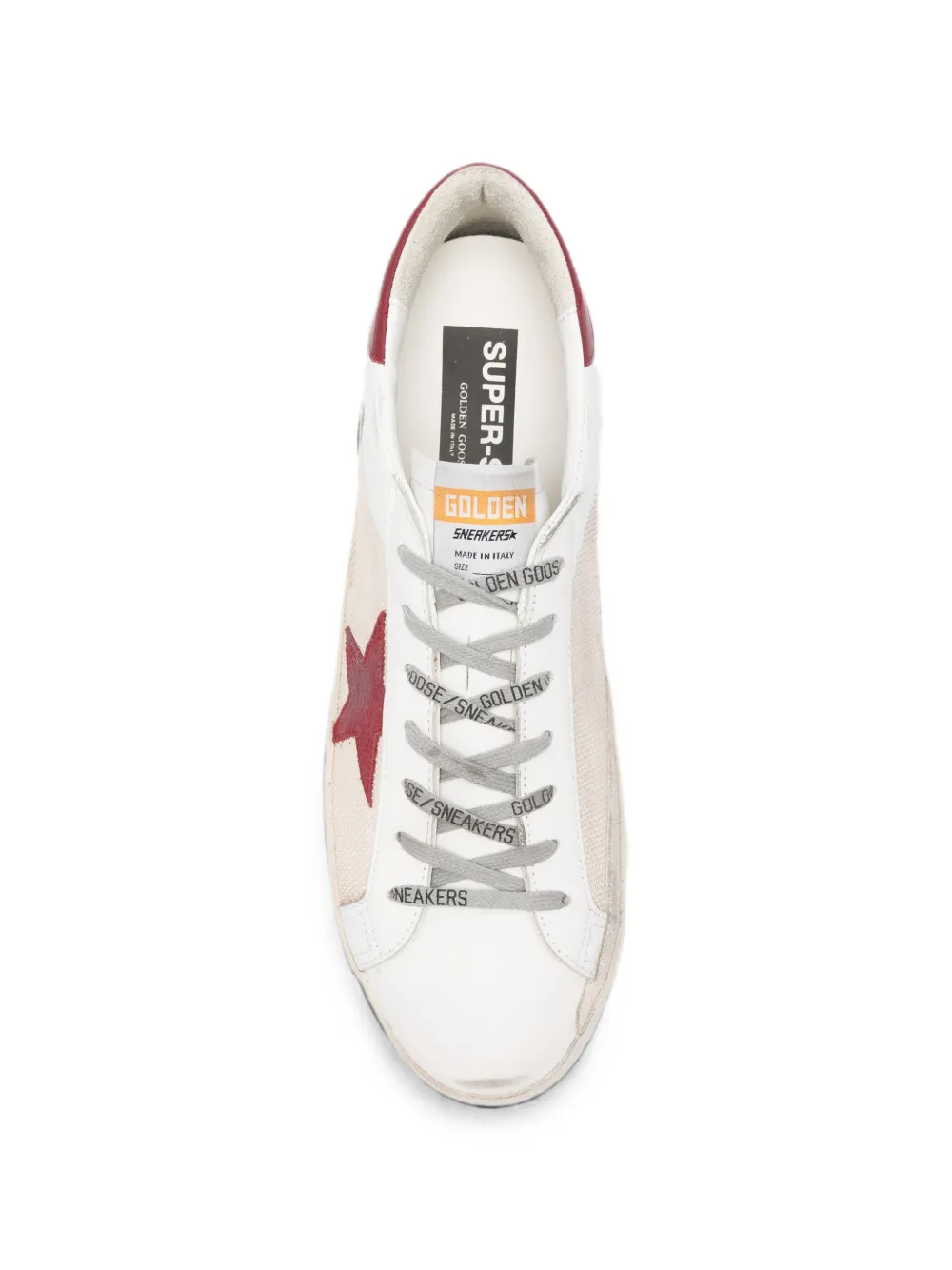 Golden Goose Super-Star distressed-effect sneakers Wit