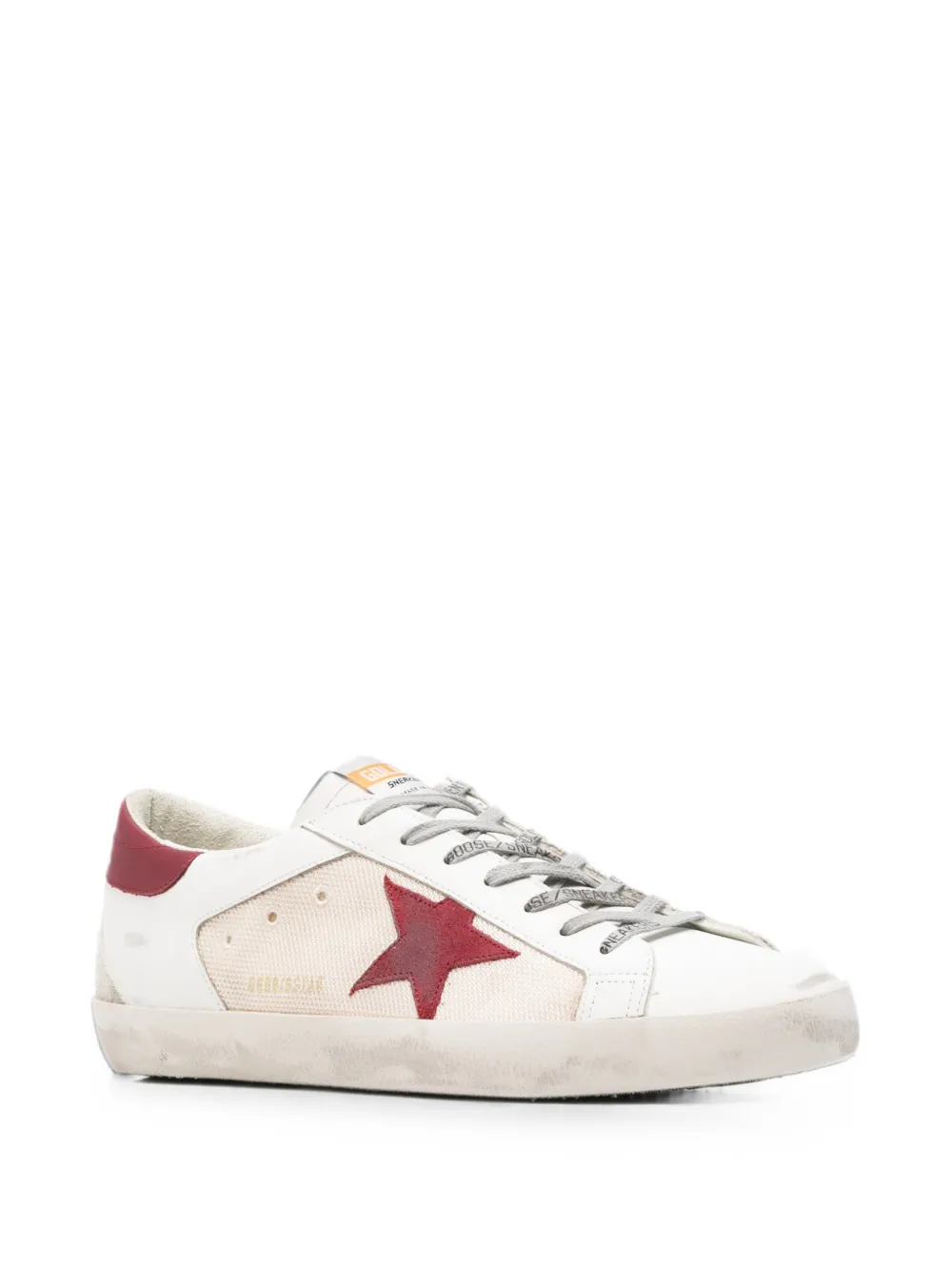 Golden Goose Super-Star distressed-effect sneakers Wit