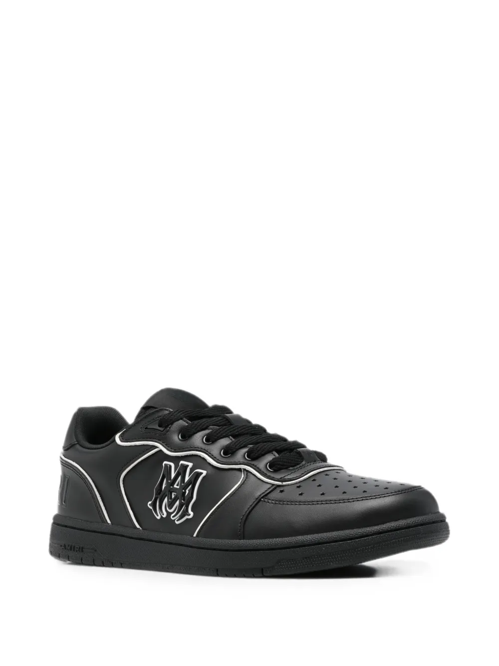 AMIRI Newport logo-patch sneakers Zwart