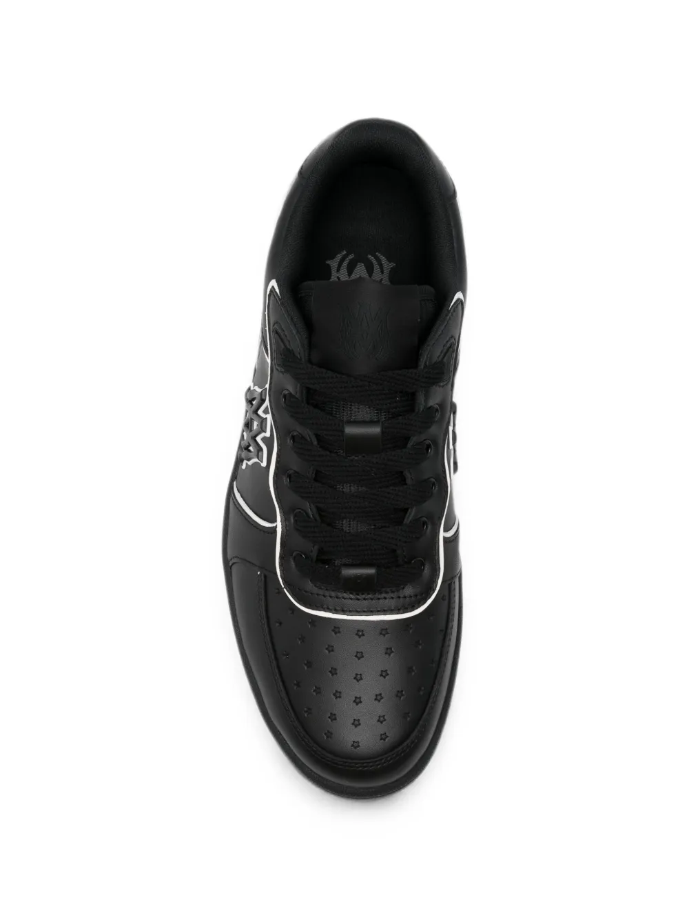 AMIRI Newport logo-patch sneakers Zwart