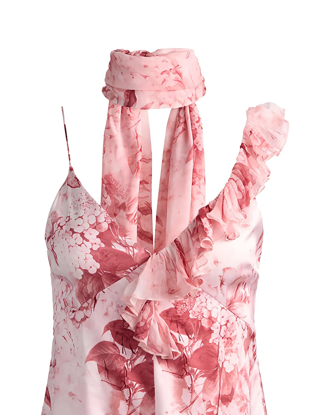 alice + olivia Zelda top met ruches Roze