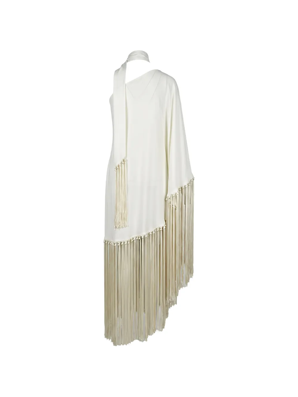 Taller Marmo Gunilla maxi-jurk met franje Beige
