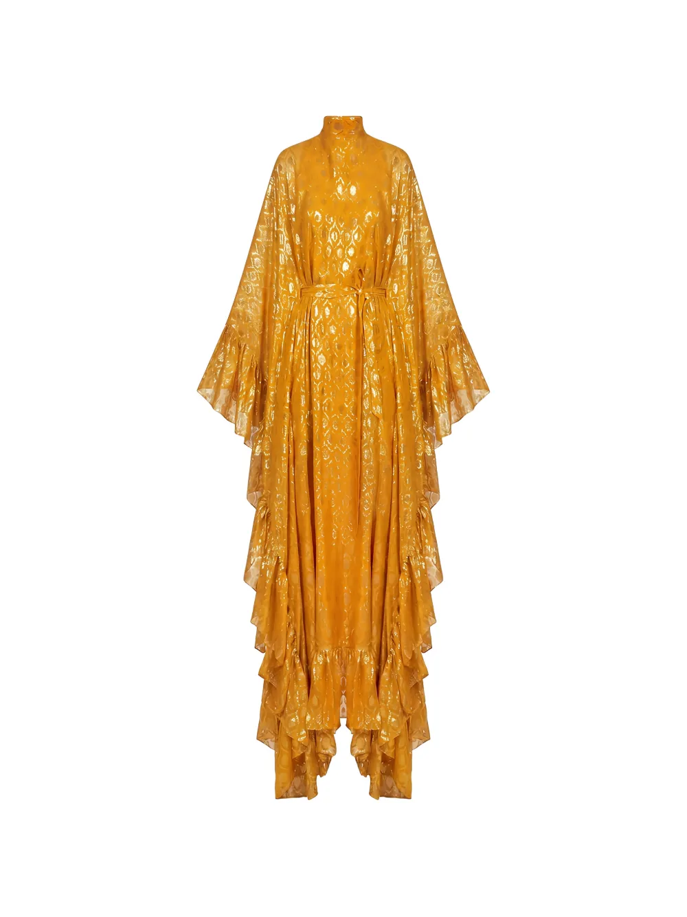 Taller Marmo Eccentrica ruffled maxi dress - Gelb
