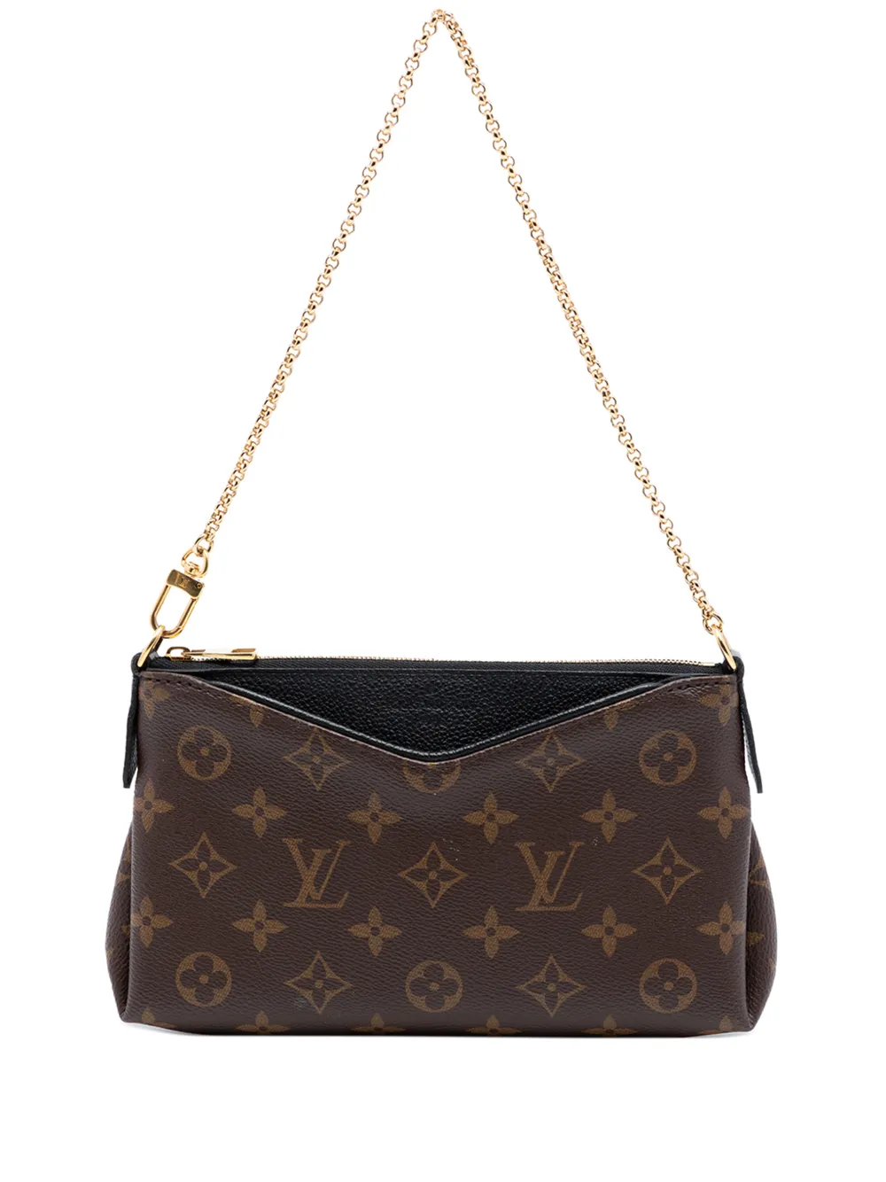 Louis Vuitton Pre-Owned 2017 Monogram Pallas Clutch satchel - Nero