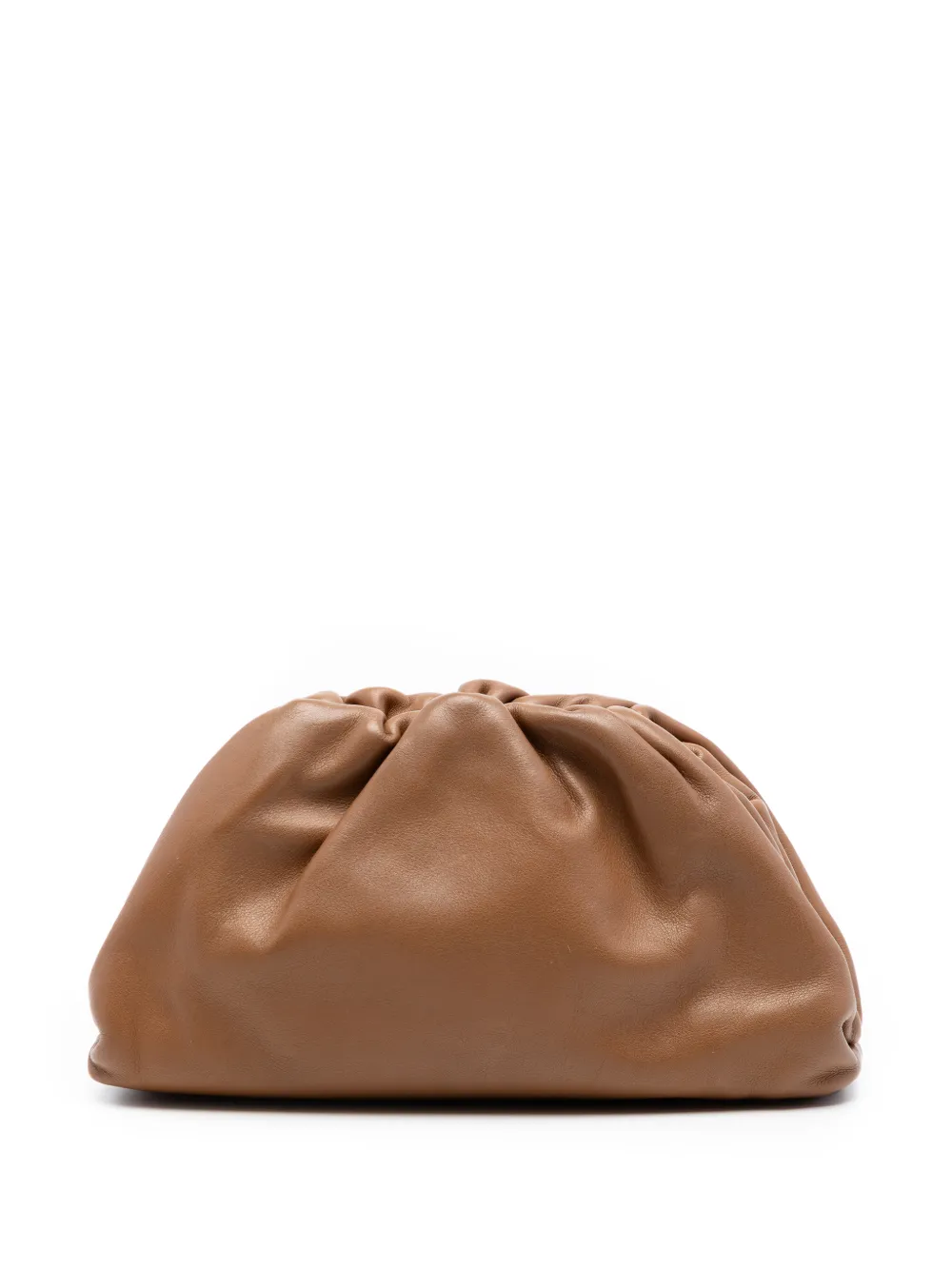 Bottega Veneta Pre-Owned Clutch The Pouch mini in pelle di agnello 2012-2026 - Marrone