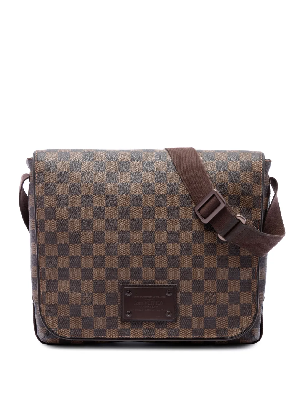 Louis Vuitton Pre-Owned 2009 Damier Ebene Brooklyn MM crossbody bag - Brown