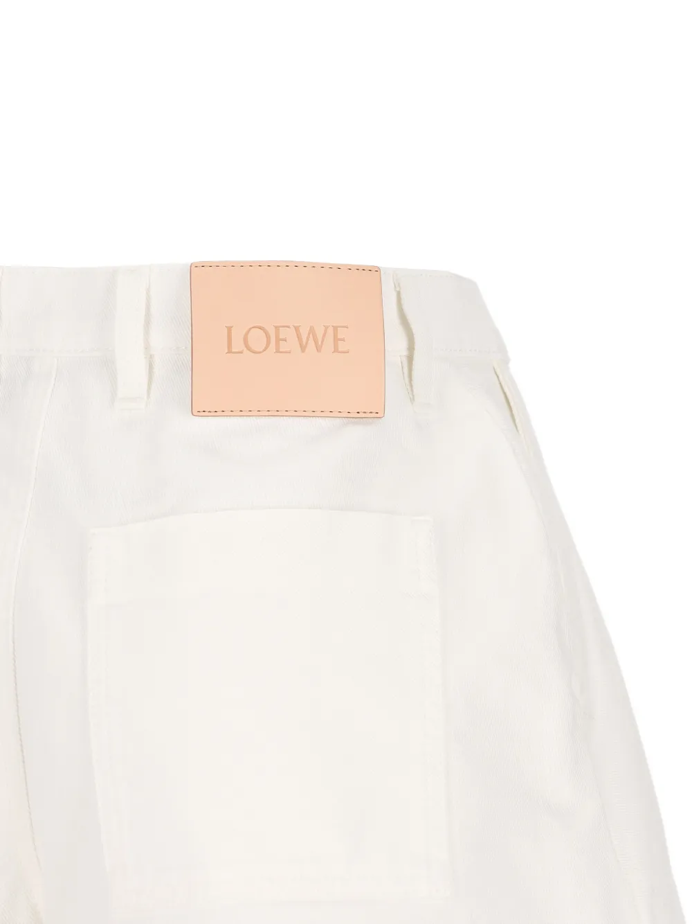 LOEWE x Paula's Ibiza denim shorts Wit