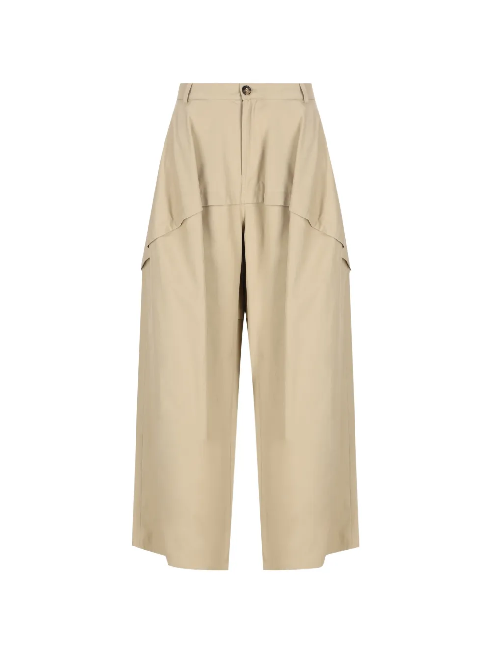 LOEWE logo-patch panelled trousers - Toni neutri