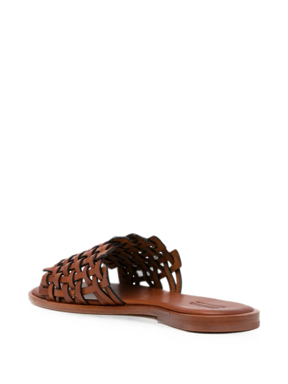 DRAGON DIFFUSION Sandalen met zigzag-patroon Bruin