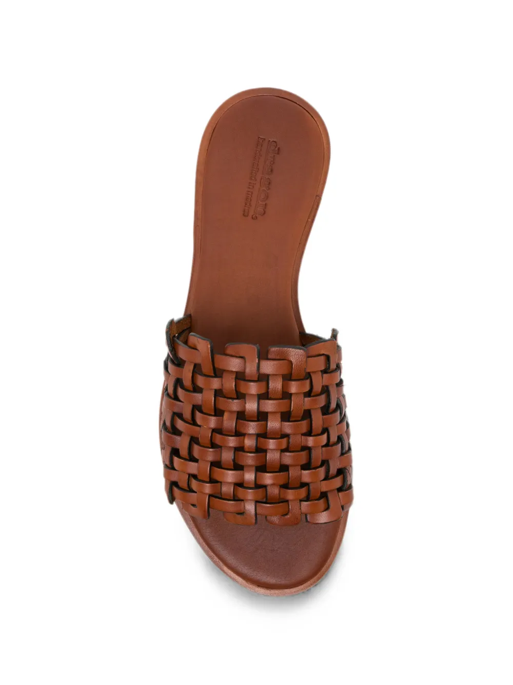 DRAGON DIFFUSION Sandalen met zigzag-patroon Bruin
