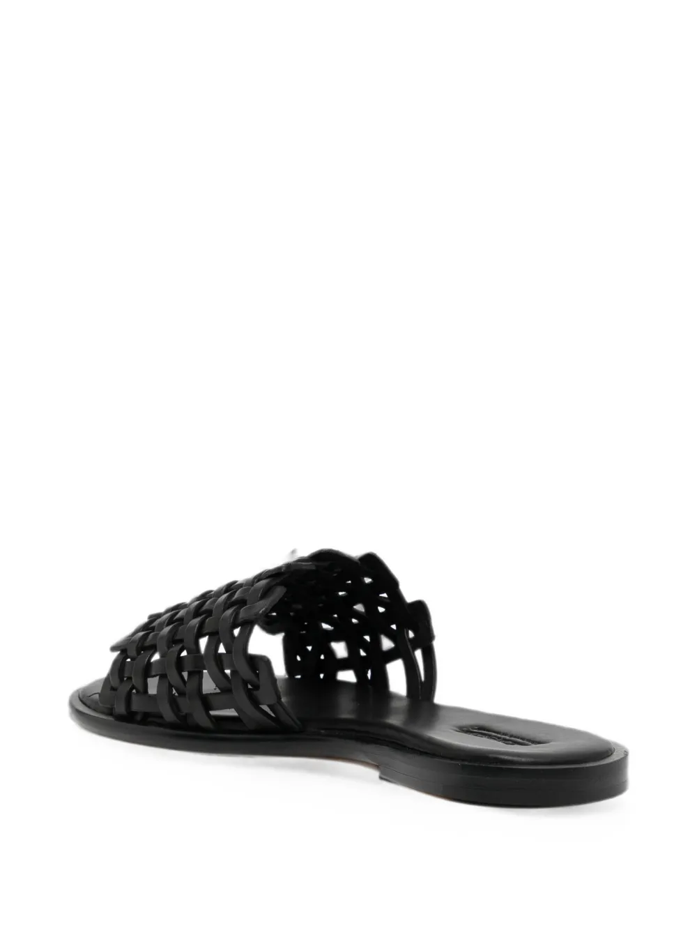 DRAGON DIFFUSION Sandalen met zigzag-patroon Zwart